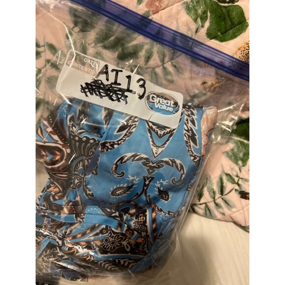 Topshop Boho Halter Cutout Maxi Dress Blue Black Size 2 NWOT - Picture 9 of 9